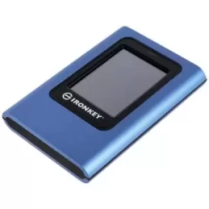 Image of Kingsong IronKey Vault Privacy 80 1.9 TB 3.5 external hard drive USB-C Blue IKVP80ES/1920G