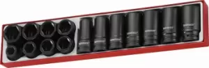 image of Teng Tools TTX9415 15 Piece 3/4" Drive Impact Socket Set Metric Regular & Deep