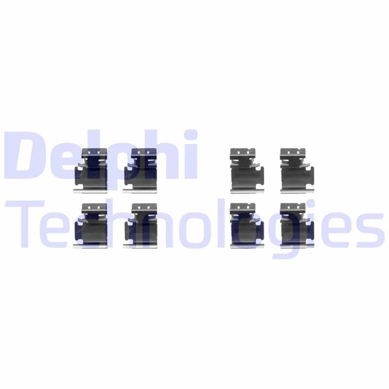 Image of DELPHI Brake pad fitting kit DELPHI LX0354