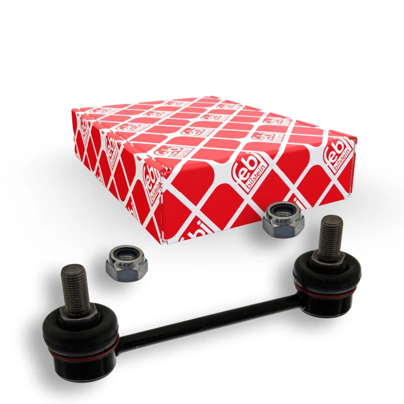 Image of FEBI BILSTEIN 41644 Anti-roll bar link Rear Axle Right Steel Link Stabiliser (3229)