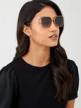 Image of Dolce & Gabbana Square Sunglasses - Gold