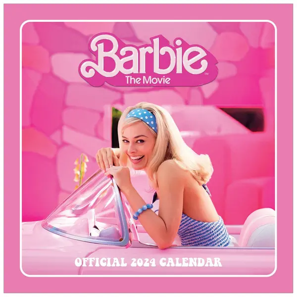 image of Barbie Movie Calendar 2024