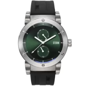 image of Mens Storm Hydron V2 Rubber Green Watch