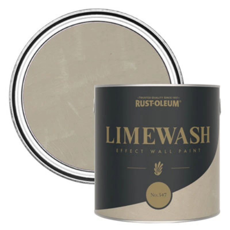 Image of Rust-Oleum Beige Limewash Effect Wall Paint - No. 547 2.5L