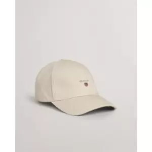 image of GANT Men High Cotton Twill Cap (ONE-SIZE) Beige