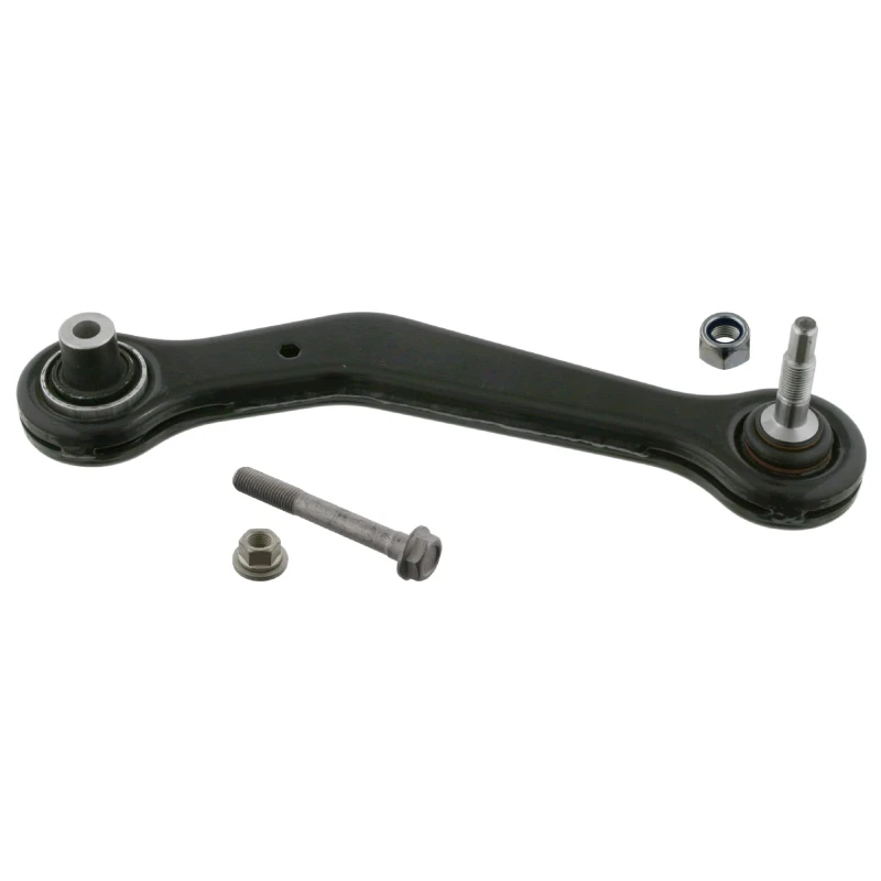 Image of FEBI BILSTEIN 38256 Suspension arm Control Arm, Sheet Steel, Rear Axle Right, with ball joint, with fastening/mounting material Sheet Steel Track Cont