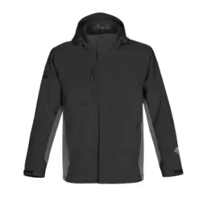 Image of Stormtech Mens Atmosphere 3-in-1 Performance System Jacket (Waterproof & Breathable) (5XL) (Black/Granite)