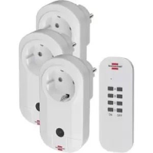 Image of Brennenstuhl RC CE1 3001 1507040 Wireless Socket set 4 Piece Indoors 1000 W