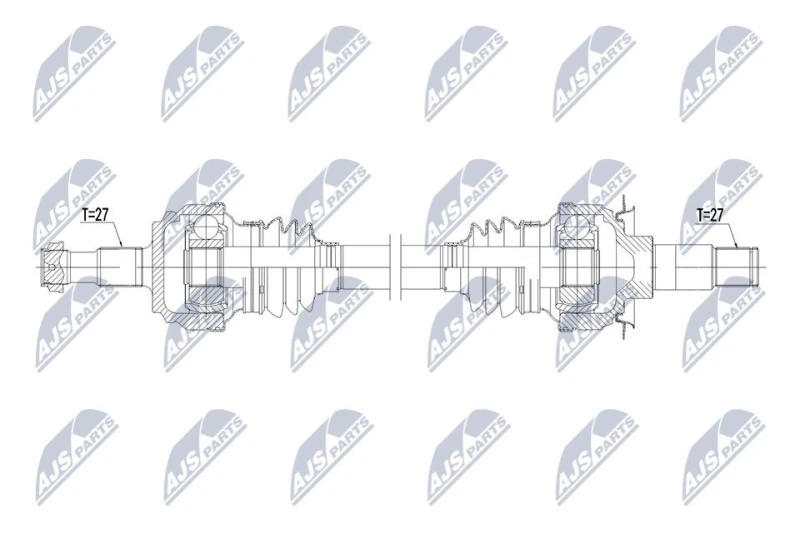 Image of NTY Drive shaft NTY NPW-ME-226