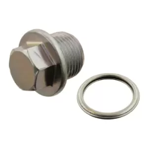 image of Oil Sump Plug Screw 30655 by Febi Bilstein