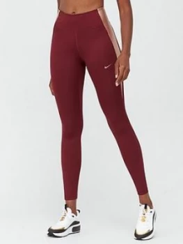 Image of Nike The One Colourblock Legging - Beetroot Purple