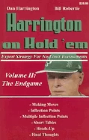 Image of harrington on hold em expert strategy for no limit tournaments vol 2 endgam