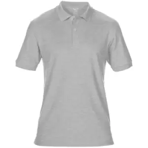 image of Gildan Mens DryBlend Adult Sport Double Pique Polo Shirt (S) (Sport Grey)