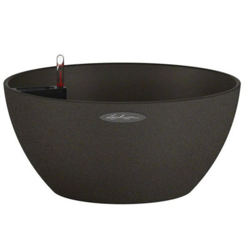 Image of Lechuza Lechuza Cubeto Stone 13832 Planter container Black 13832
