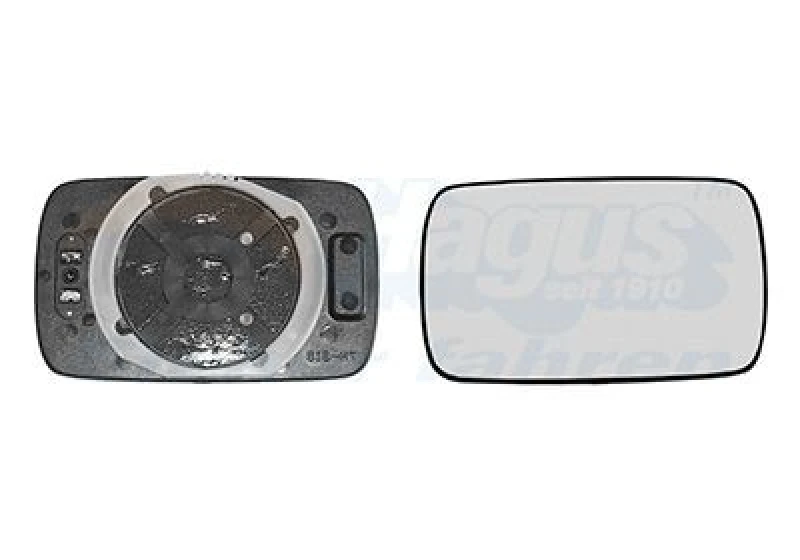 Image of VAN WEZEL Wing mirror glass VAN WEZEL 0620838