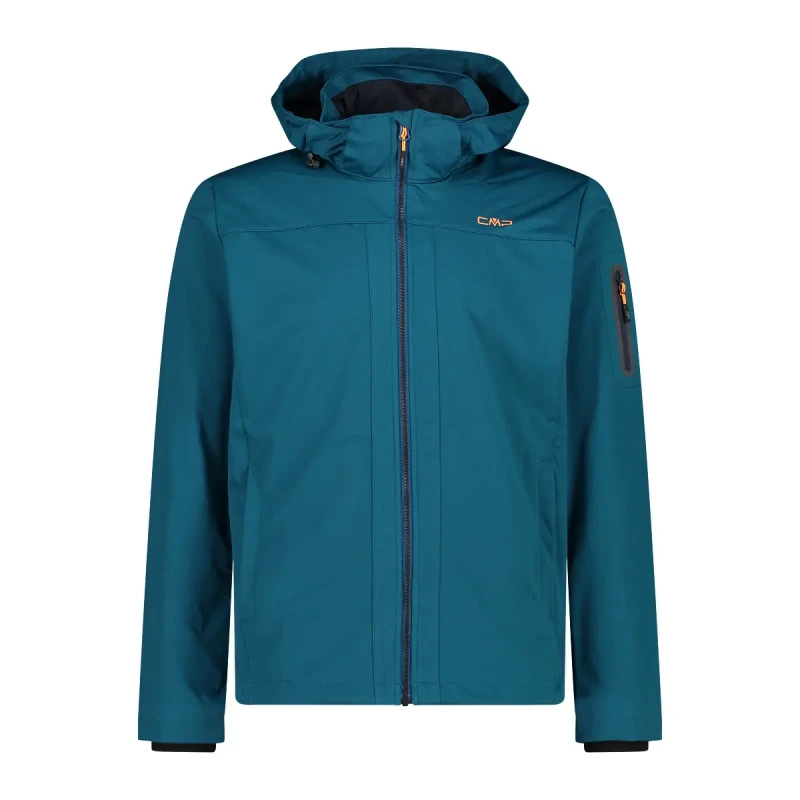 Image of Zipped hooded hiking jacket CMP Vert Male 52