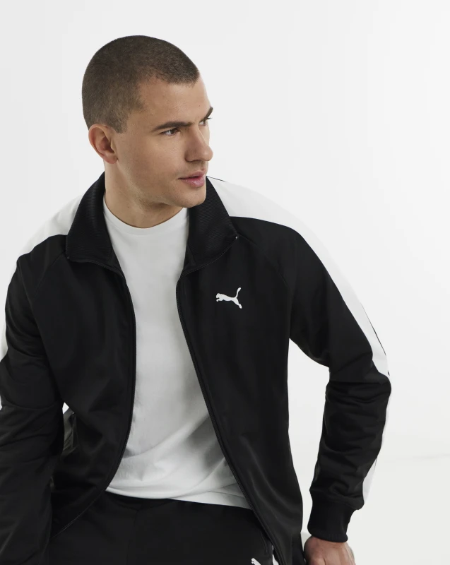 Image of Puma Womens T7 Track Jacket - Black Female 10