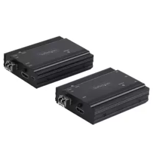 image of StarTech.com 4K HDMI KVM Extender over Fiber - HDMI Video & USB Remote KVM Switch/Console Extender - up to 984ft/300m (MultiMode) - 2x 10G MMF SFP+ mo