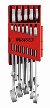 Image of Teng Tools 8512A Combination Spanner Set - Anti Slip 12pc 8 -19mm in Case