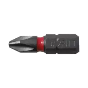Image of C.K Blue Steel Impact Screwdriver Bit 25mm PH2