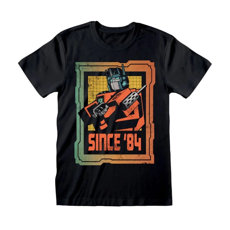 Image of Transformers Transformers Men Since 84 T-Shirt in Black Size: Medium Black M Male 5063750129259