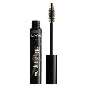 image of NYX Professional Makeup Worth the Hype Volumizing & Lengthening Mascara Brownish Black