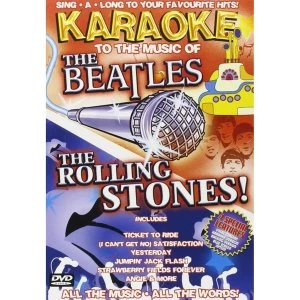 Image of Karaoke To The Music Of The Beatles & Rolling Stones DVD