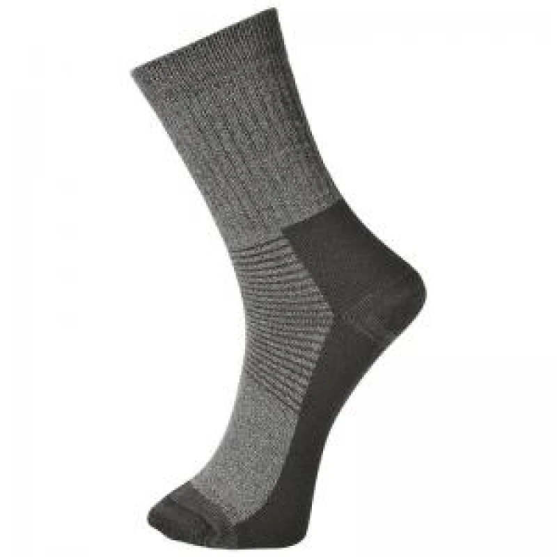 Image of Portwest Thermal Socks SK11GRR39-43 Colour: Grey