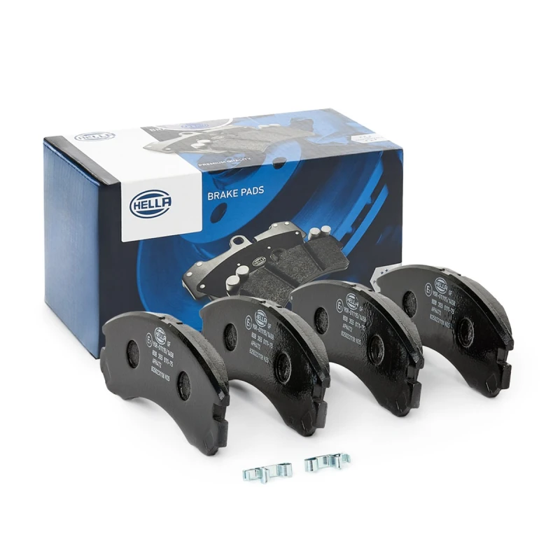 Image of HELLA Brake pad set HELLA 8DB 355 011-751
