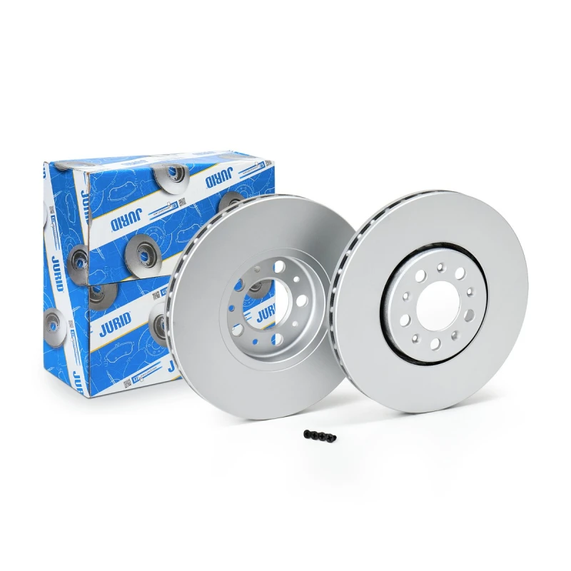 Image of JURID 562041JC Brake disc COAT+ Vented, Coated, with bolts/screws Brake Disc (82)