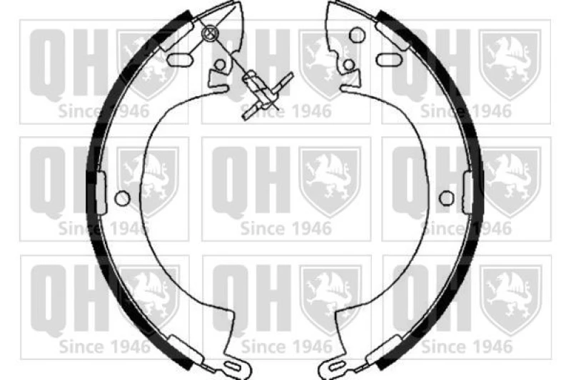 Image of QUINTON HAZELL Brake Shoe Set QUINTON HAZELL BS741