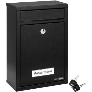 image of Monzana - Letterbox Post Box Mailbox System Multi-Unit Mailboxes Black