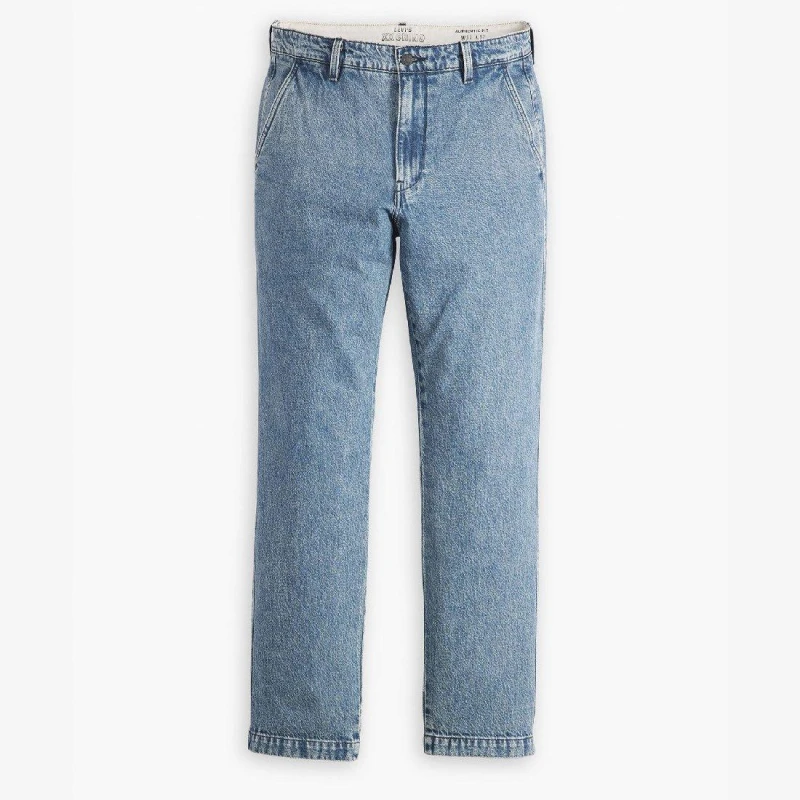 Image of Levis Mens Authentic Straight Washed Chinos Quarter Past male 29W R