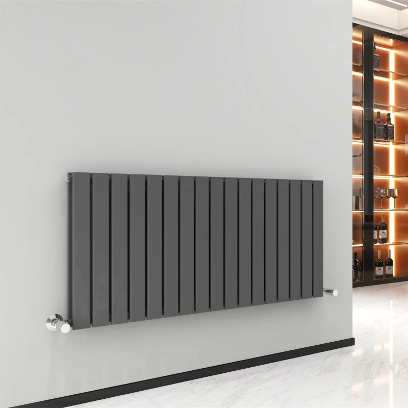Image of MCC Direct Designer Flat Panel Double Radiator 600x1156mm Anthracite Grey