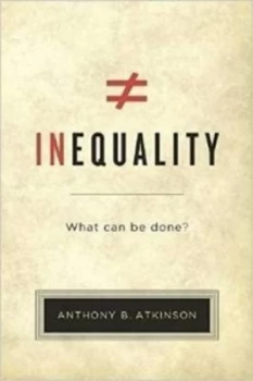 Image of Inequality by Anthony B. Atkinson Hardback