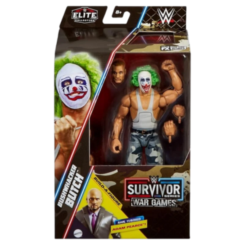 Image of WWE WWE Elite Collection Bushwhacker Butch Action Figure