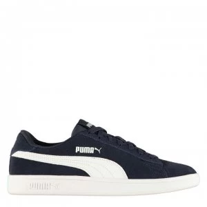 Puma Smash V2 Suede Mens Trainers - Navy/White