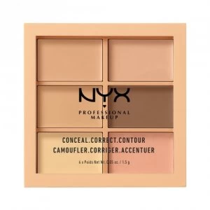 Image of NYX Professional Makeup Conceal, Correct, Contour Palette Light