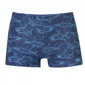 Image of Zoggs Sharkonator Hip Racer Mens - Navy/Multi