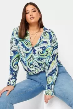 image of Print Long Sleeve Shirt