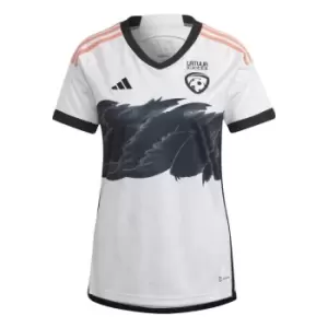 image of adidas Latvia Away Shirt 2022/2023 Womens - White