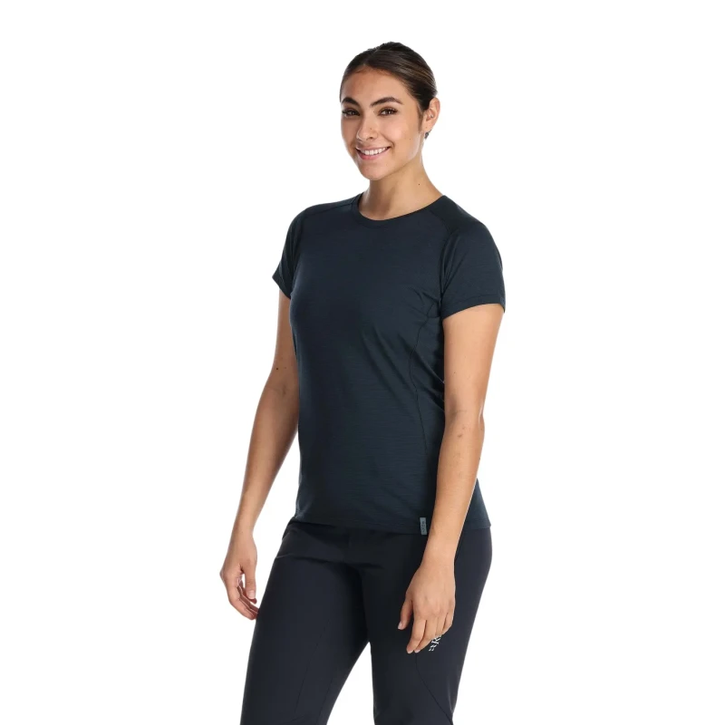 Image of Womens T-Shirt Rab Syncrino Base Noir Female M