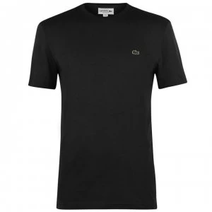 Image of Lacoste Basic Cotton T Shirt - Black 031