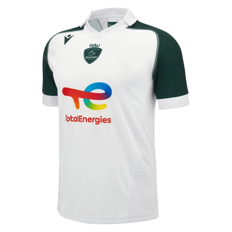 Image of Macron Section Paloise Away Shirt 2023 2024. Multi male Small