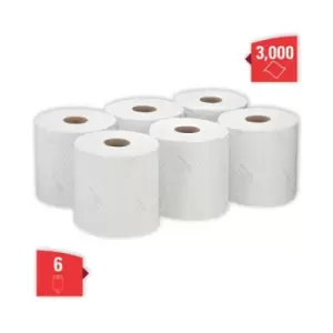 Image of Wypall L10 Wiper Roll Control Centrefeed White (Pack of 6) 7406