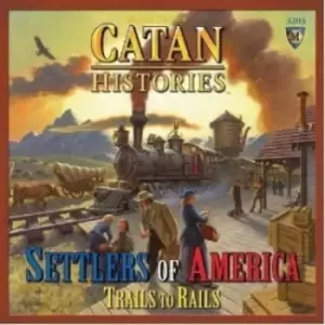 Image of Catan Histories Settlers of America Trails to Rails Board Game