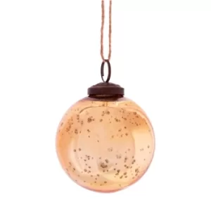 Image of Gold Vintage Glass Bauble Large