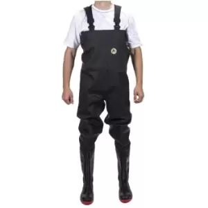 image of Danube Chest Safety Wader Black - 11 - Amblers Safety