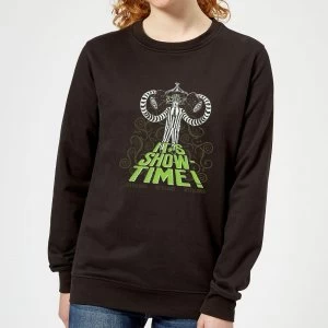 image of Beetlejuice It's Show-Time Womens Sweatshirt - Black - 5XL