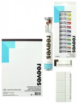 image of Reeves Watercolour Super Bundle Set